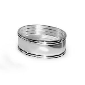 0967 Servetring verzilverd