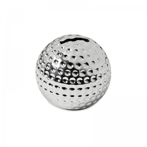 0972 Spaarpot golfbal verzilverd