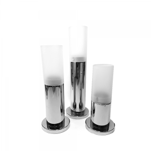 0892. Theelichthouder verzilverd