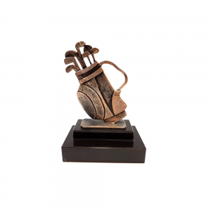 3411 Beeld golftas op voet