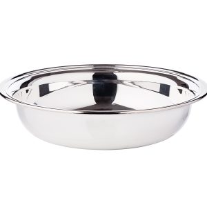 0018 Schaal verzilverd rond/diep