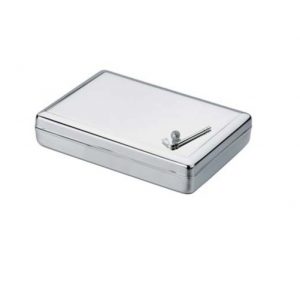 0657 Memovelbox verzilverd met golfclub