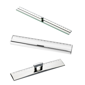 0669 Lineaal verzilverd