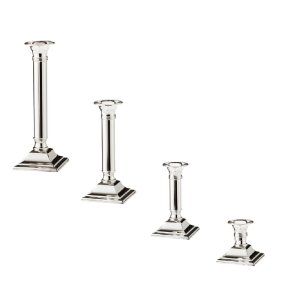 0819 Kandelaar verzilverd