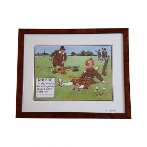 7655 Fotolijst golfafbeelding