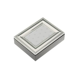 0623 Fotodoos hout + verzilverd