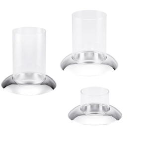 0985 Theelichthouder verzilverd